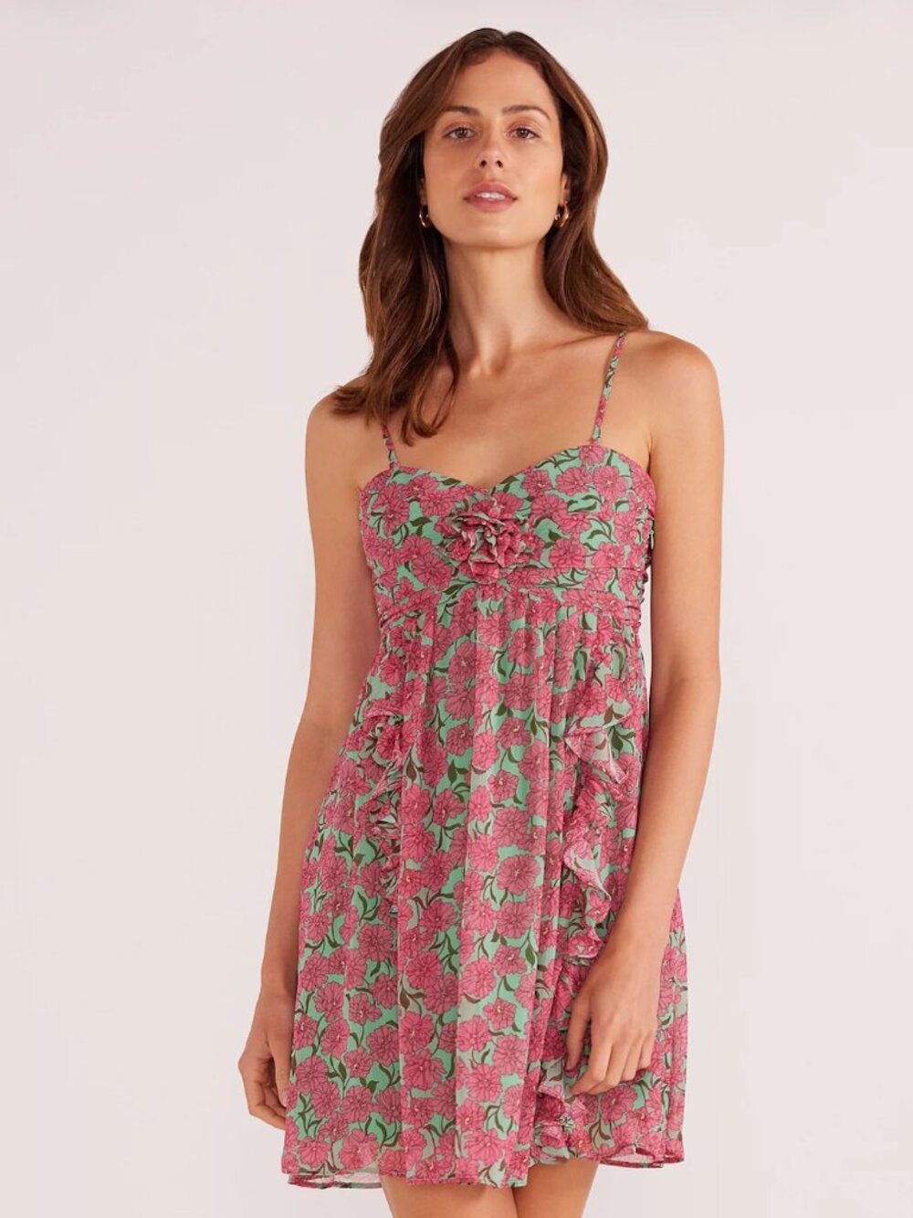 MINKPINK Grace Babydoll Mini Dress